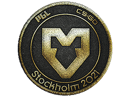 Sticker | MOUZ (Gold) | Stockholm 2021