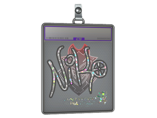 Sticker Slab: NiKo (Glitter) | Antwerp 2022