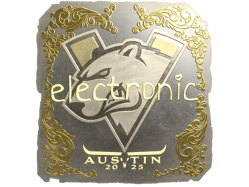 Sticker electronic (Gold) | Austin 2025