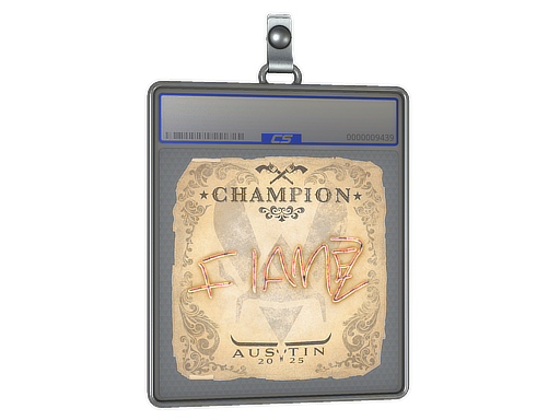 Sticker Slab: FlameZ (Champion) | Austin 2025