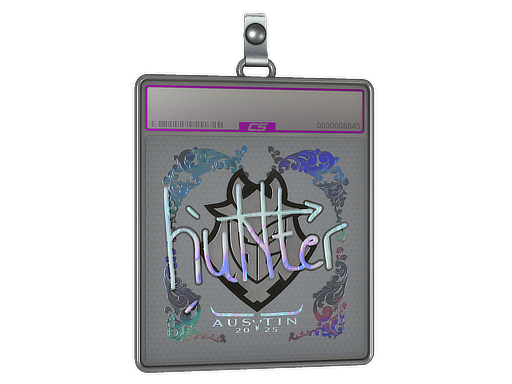 Sticker Slab: huNter- (Holo) | Austin 2025
