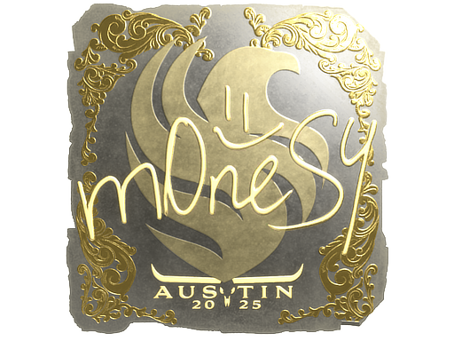 Sticker | m0NESY (Gold) | Austin 2025