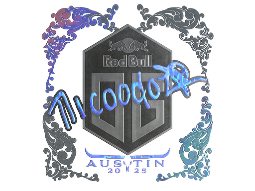 Sticker nicoodoz (Holo) | Austin 2025