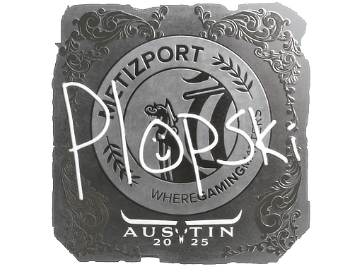 Sticker | Plopski (Foil) | Austin 2025