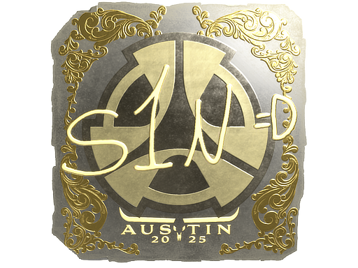 Sticker | s1n (Gold) | Austin 2025