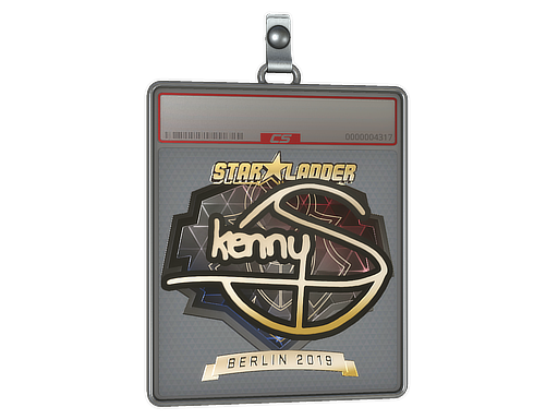 Sticker Slab | kennyS (Gold) | Berlin 2019
