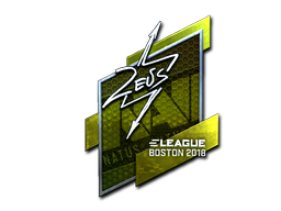 Sticker | Zeus (Foil) | Boston 2018 Sticker | Zeus (Foil) | Boston 2018
