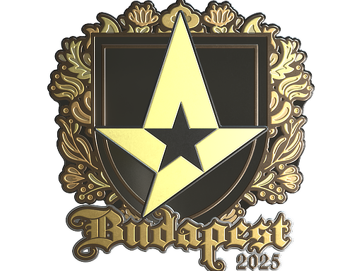 Sticker | Astralis (Gold) | Budapest 2025