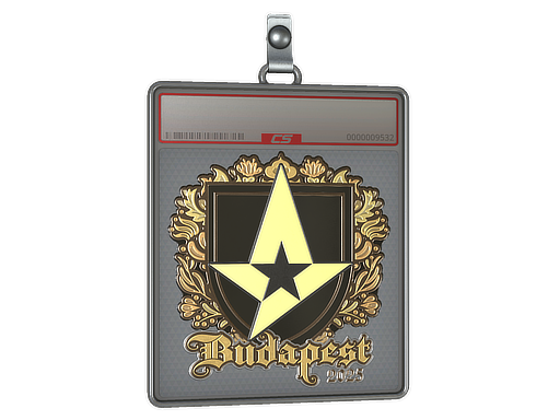 Sticker Slab: Astralis (Gold) | Budapest 2025