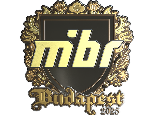 Sticker | MIBR (Gold) | Budapest 2025