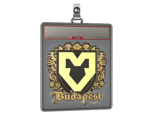 Sticker Slab: MOUZ (Gold) | Budapest 2025