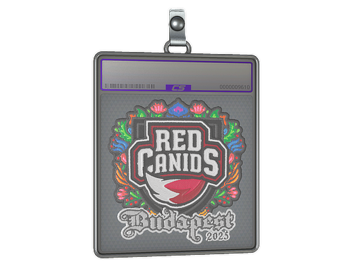 Sticker Slab: RED Canids (Embroidered) | Budapest 2025