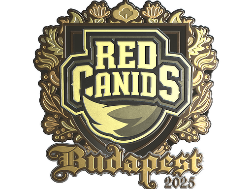 Sticker RED Canids (Gold) | Budapest 2025