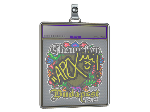 Sticker Slab: apEX (Embroidered, Champion) | Budapest 2025