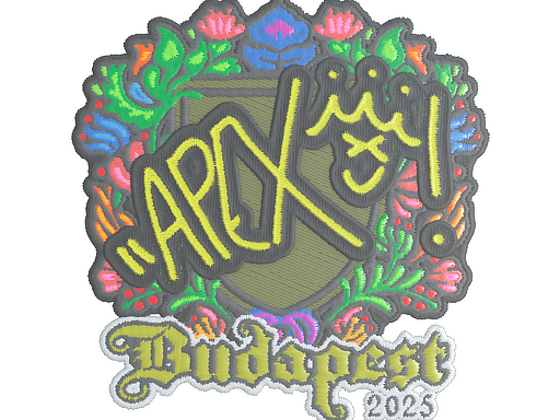 Sticker | apEX (Embroidered) | Budapest 2025