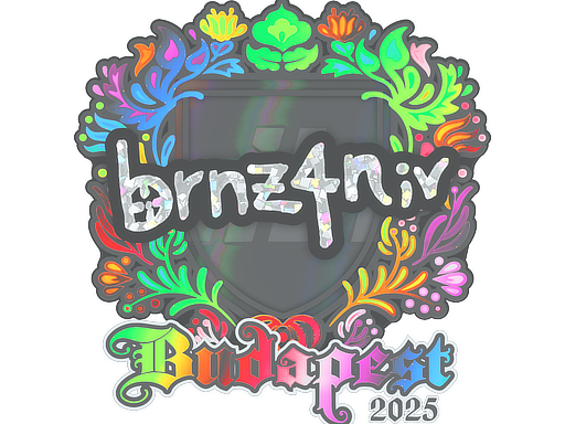 Sticker brnz4n (Holo) | Budapest 2025