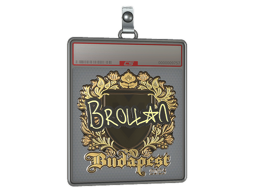 Sticker Slab: Brollan (Gold) | Budapest 2025