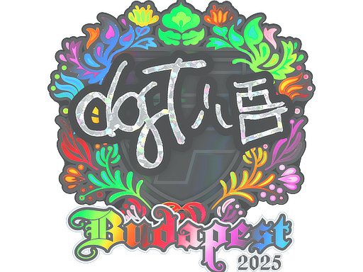 Sticker dgt (Holo) | Budapest 2025