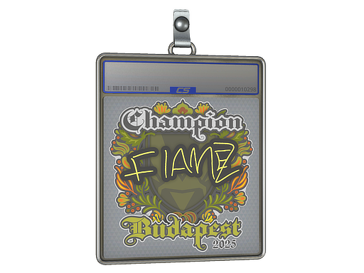 Sticker Slab: FlameZ (Champion) | Budapest 2025