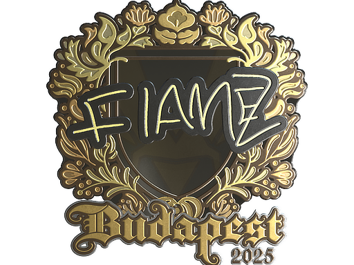Sticker | FlameZ (Gold) | Budapest 2025