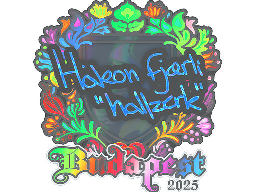 Sticker | hallzerk (Holo) | Budapest 2025