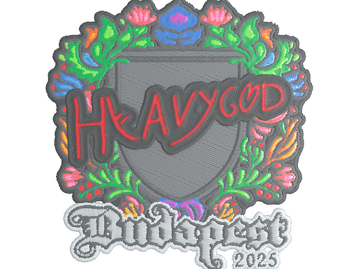 Sticker | Heavygod (Embroidered) | Budapest 2025