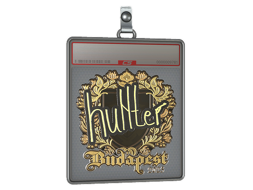 Sticker Slab | huNter- (Gold) | Budapest 2025
