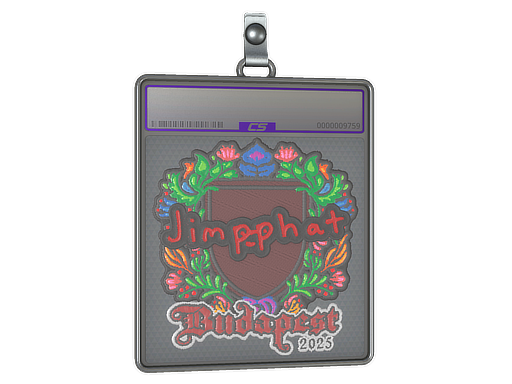 Sticker Slab: Jimpphat (Embroidered) | Budapest 2025