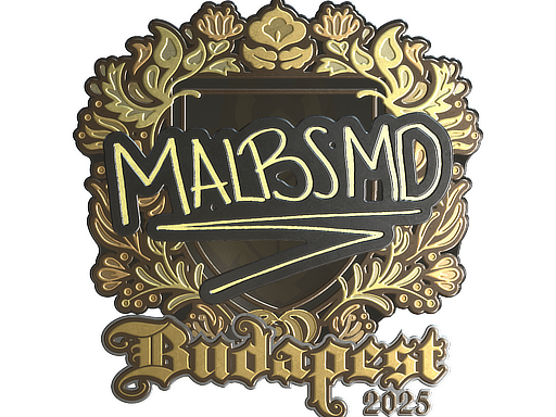 Sticker | malbsMd (Gold) | Budapest 2025