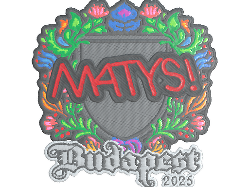 Sticker | MATYS (Embroidered) | Budapest 2025