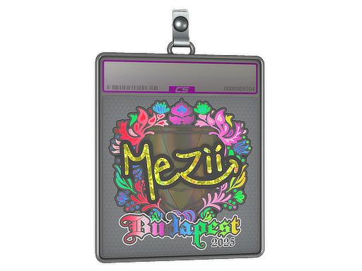 Sticker Slab | mezii (Holo) | Budapest 2025