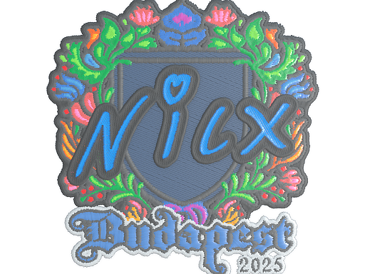 Sticker | nicx (Embroidered) | Budapest 2025