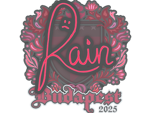 Sticker | rain | Budapest 2025