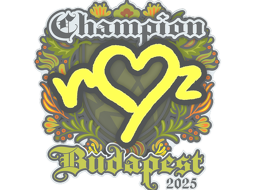 Sticker ropz (Champion) | Budapest 2025
