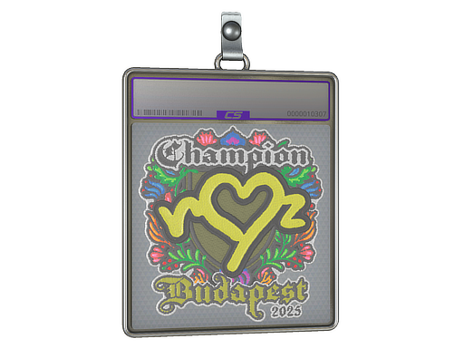 Sticker Slab: ropz (Embroidered, Champion) | Budapest 2025