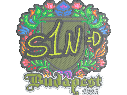 Sticker | s1n (Embroidered) | Budapest 2025