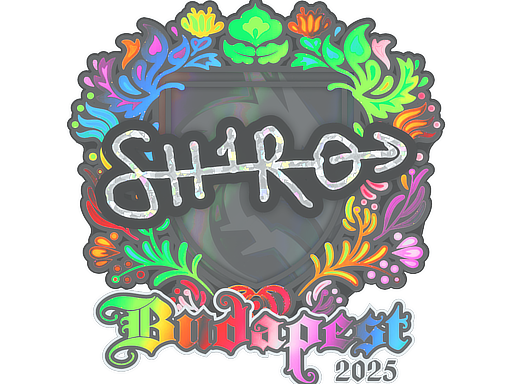 Sticker | sh1ro (Holo) | Budapest 2025
