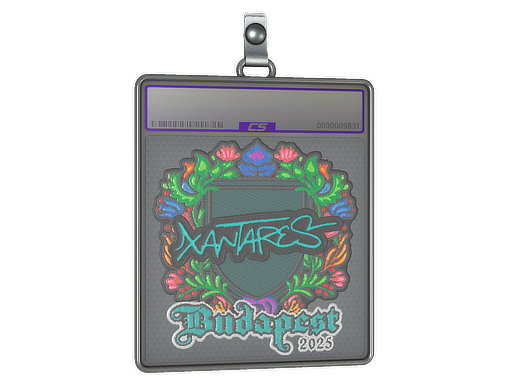 Sticker Slab: XANTARES (Embroidered) | Budapest 2025