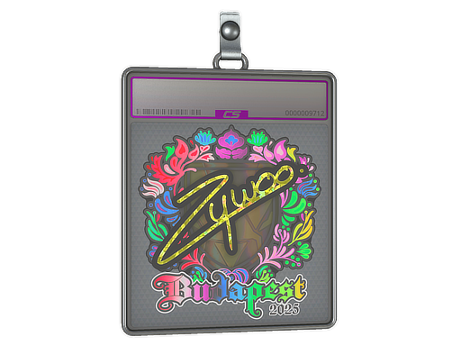 Sticker Slab | ZywOo (Holo) | Budapest 2025