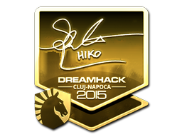 Sticker | Hiko (Gold) | Cluj-Napoca 2015