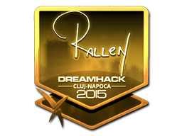 Sticker | rallen (Gold) | Cluj-Napoca 2015 Sticker | rallen (Gold) | Cluj-Napoca 2015