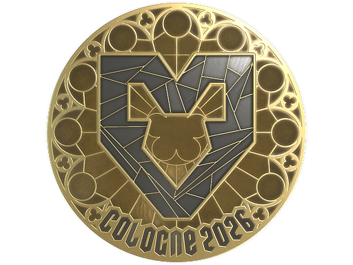 Sticker MOUZ (Gold) | Cologne 2026