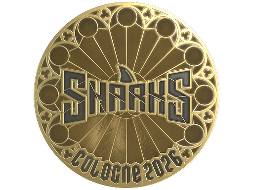 Sticker Sharks Esports (Gold) | Cologne 2026