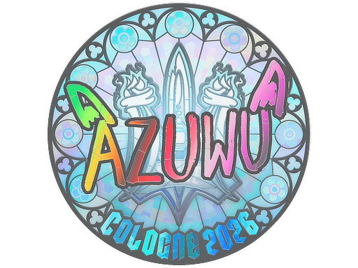 Sticker AZUWU (Holo) | Cologne 2026