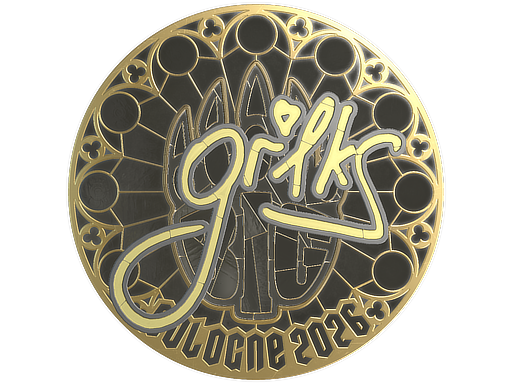 Sticker | gr1ks (Gold) | Cologne 2026
