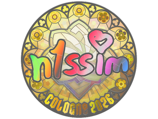 Sticker n1ssim (Holo) | Cologne 2026