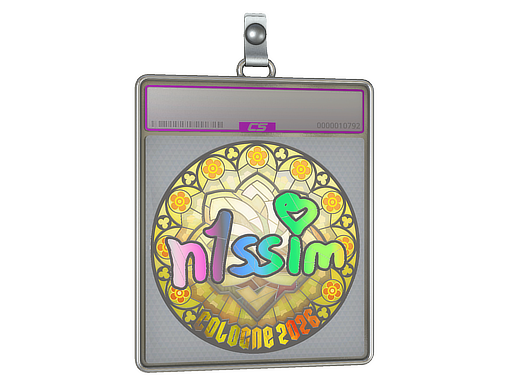 Sticker Slab: n1ssim (Holo) | Cologne 2026