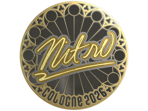 Sticker | nitr0 (Gold) | Cologne 2026