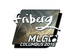 Sticker | friberg (Foil) | MLG Columbus 2016 Sticker | friberg (Foil) | MLG Columbus 2016