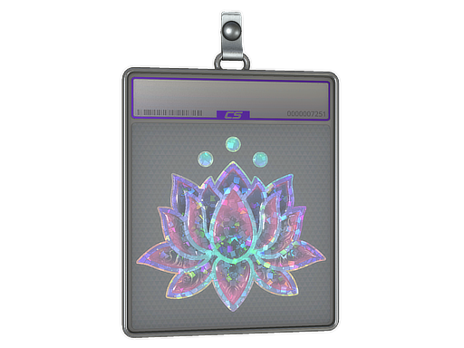 Sticker Slab | Lotus (Glitter)